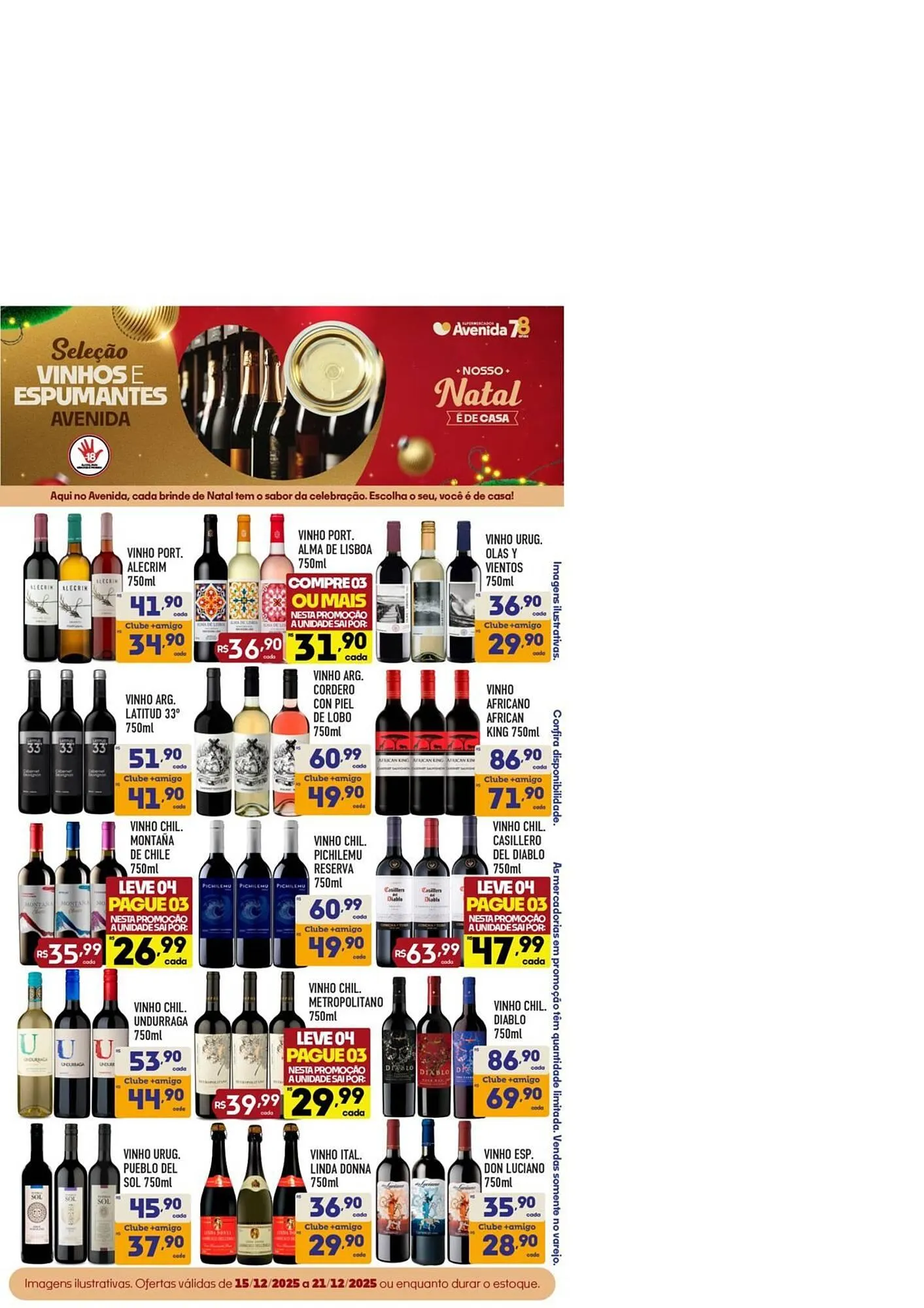 Encarte de Catálogo Supermercados Avenida 16 de dezembro até 17 de dezembro 2025 - Pagina 9