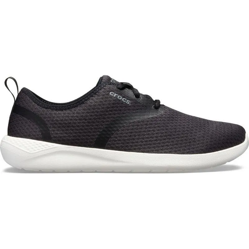 Tênis Crocs LiteRide™ Mesh Lace BLACK/WHITE