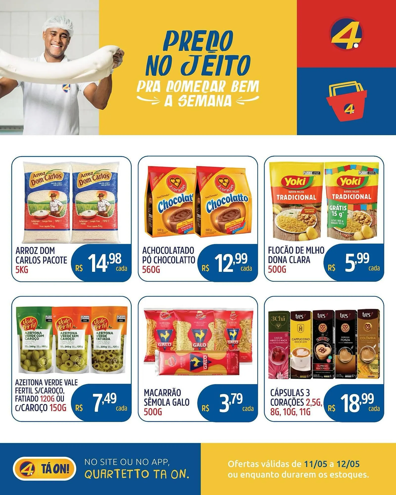 Encarte de Catálogo Quartetto Supermercados 11 de maio até 12 de maio 2026 - Pagina 2