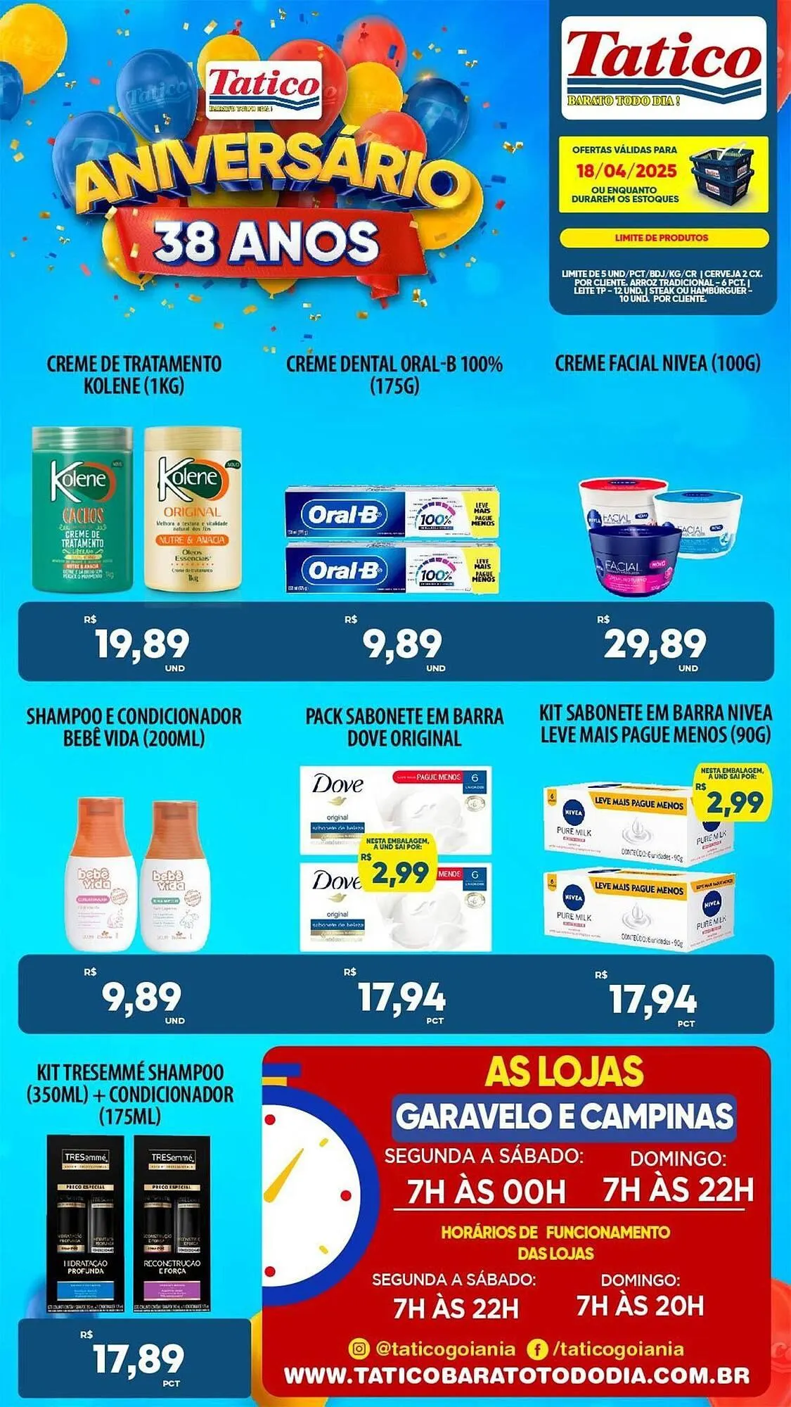 Encarte de Catálogo Tatico 18 de abril até 21 de abril 2025 - Pagina 26