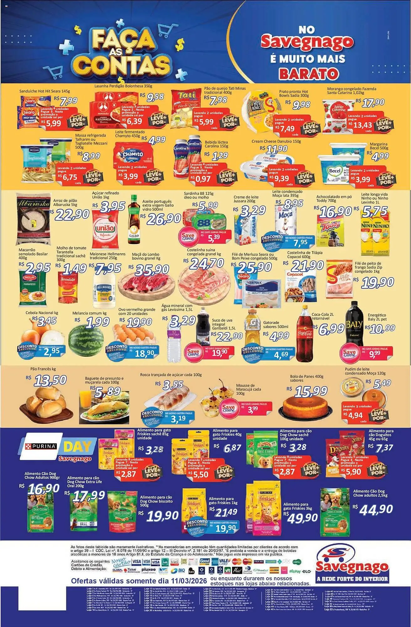 Encarte de Catálogo Supermercados Savegnago 11 de março até 12 de março 2026 - Pagina 2
