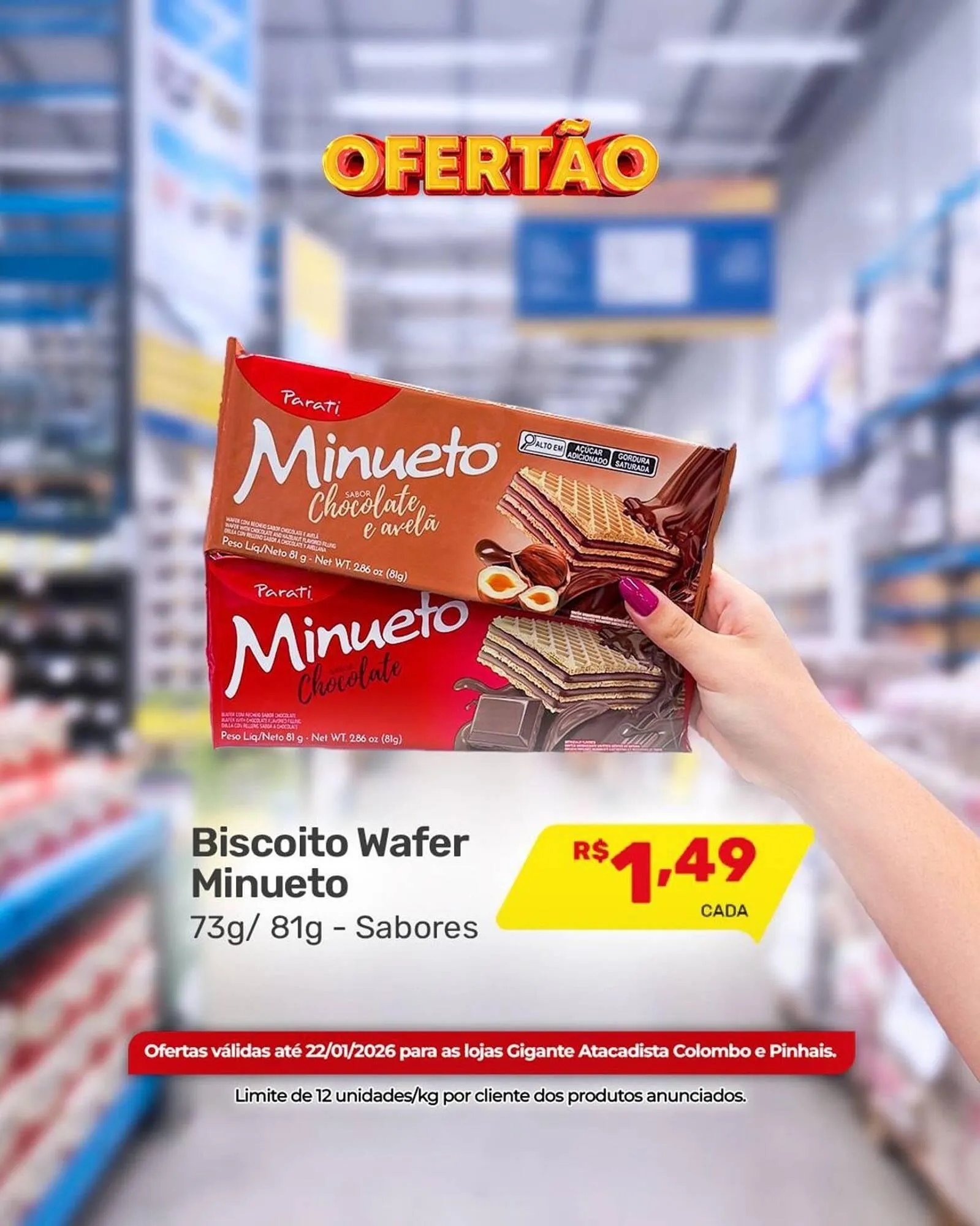 Encarte de Encarte Gigante Atacadista 21 de janeiro até 22 de janeiro 2026 - Pagina 1