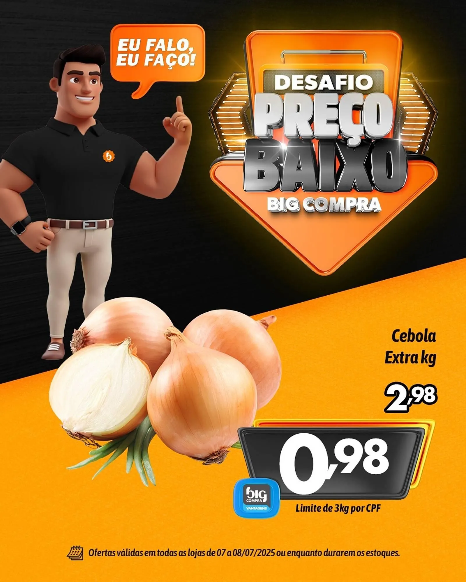 Encarte de Catálogo Supermercados Big Compra 7 de julho até 8 de julho 2025 - Pagina 2