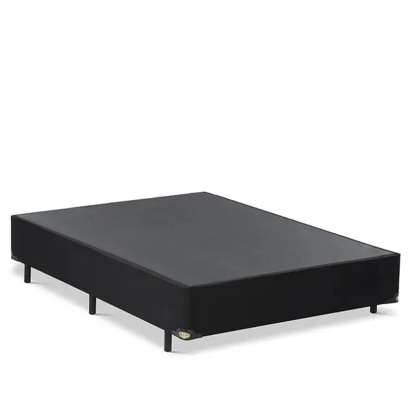 Base Cama Box Suede Preto King Star