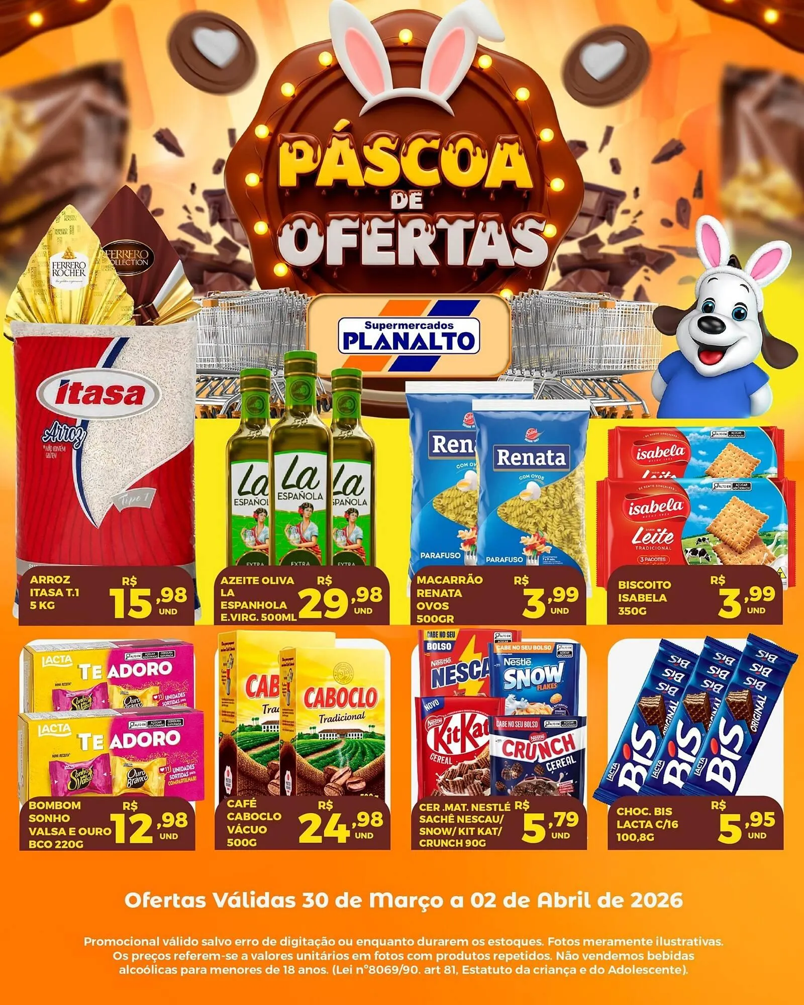 Encarte de Catálogo Supermercados Planalto 1 de abril até 2 de abril 2026 - Pagina 1