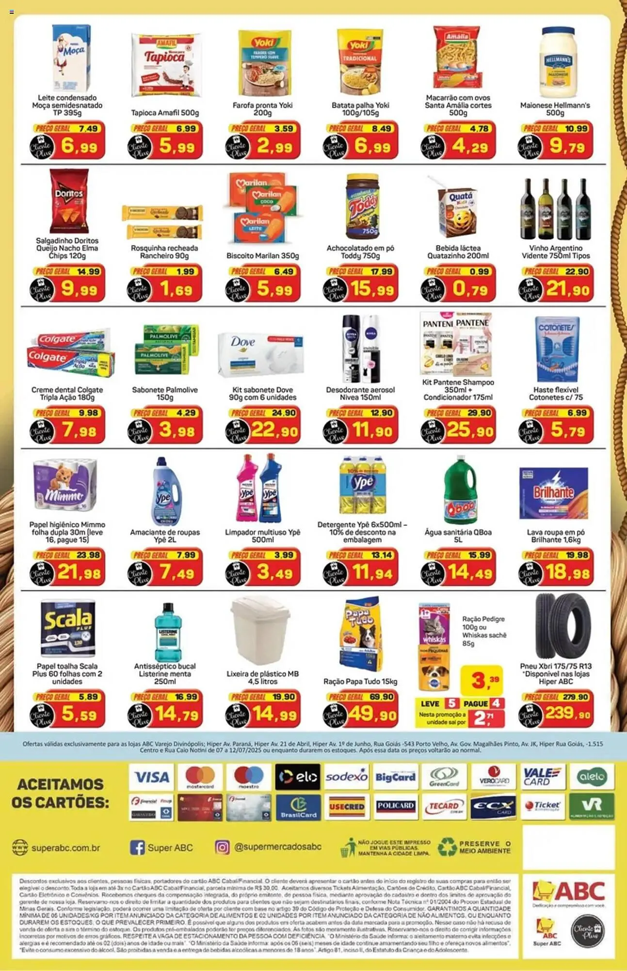 Encarte de Catálogo Supermercados ABC 7 de julho até 12 de julho 2025 - Pagina 2
