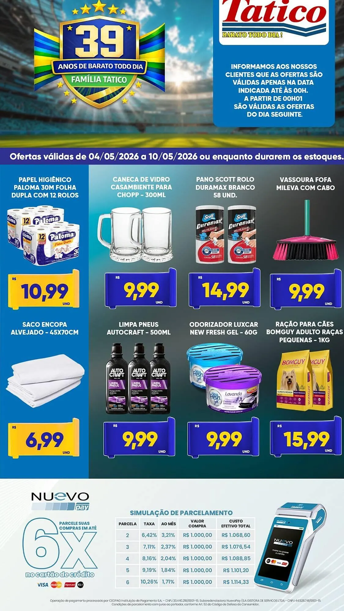 Encarte de Tabloide Tatico 4 de maio até 10 de maio 2026 - Pagina 10