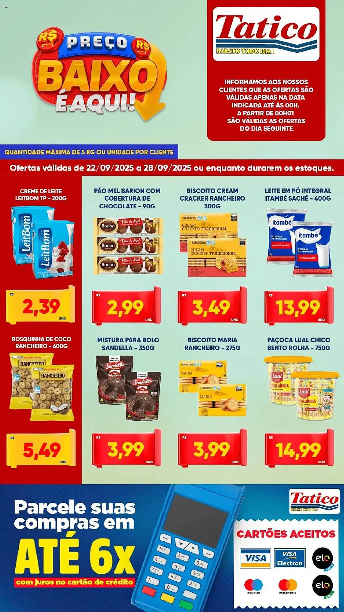 Encarte de Tabloide Tatico 22 de setembro até 30 de setembro 2025 - Pagina 3