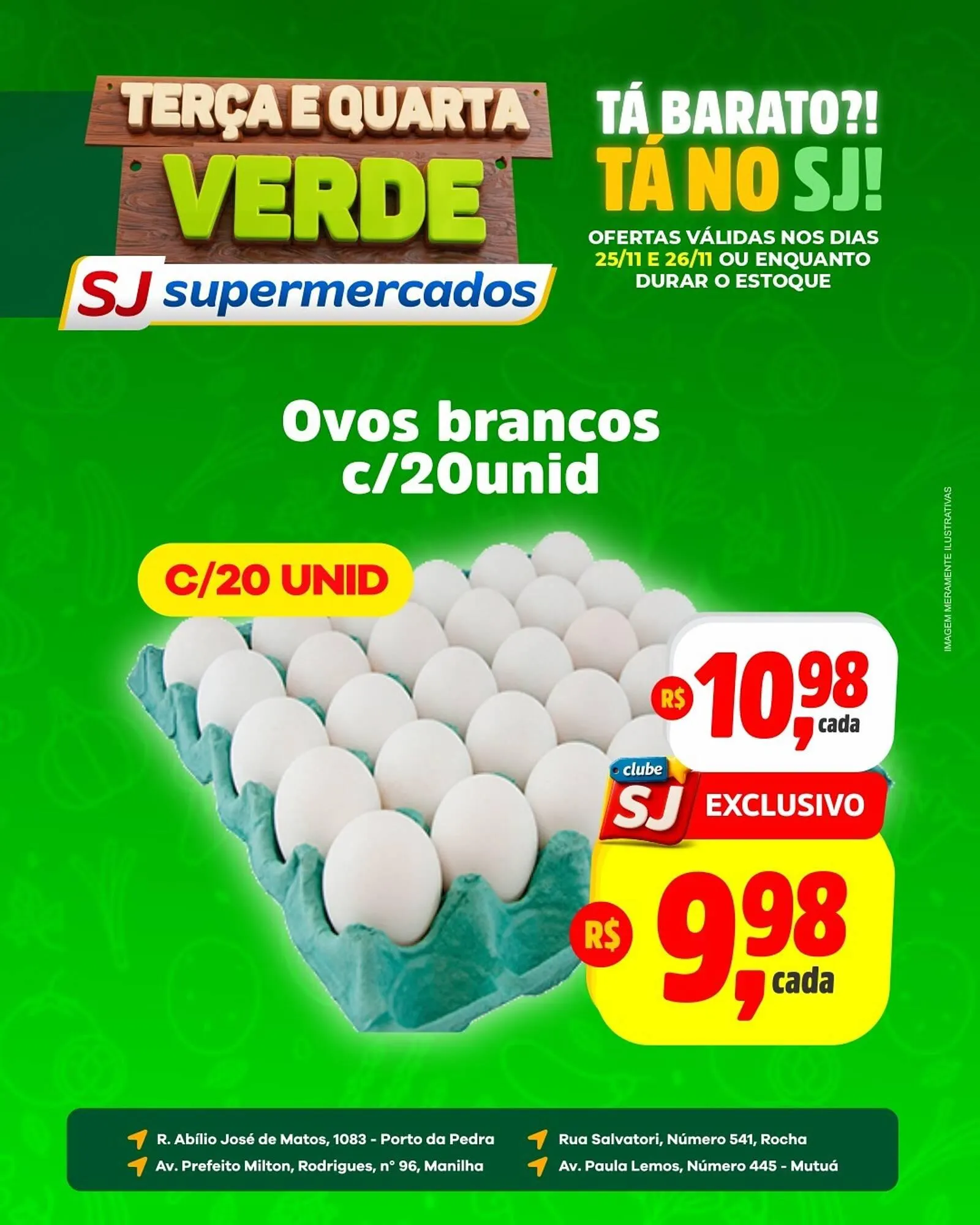 Encarte de Encarte Sj Supermercados 25 de novembro até 26 de novembro 2025 - Pagina 1