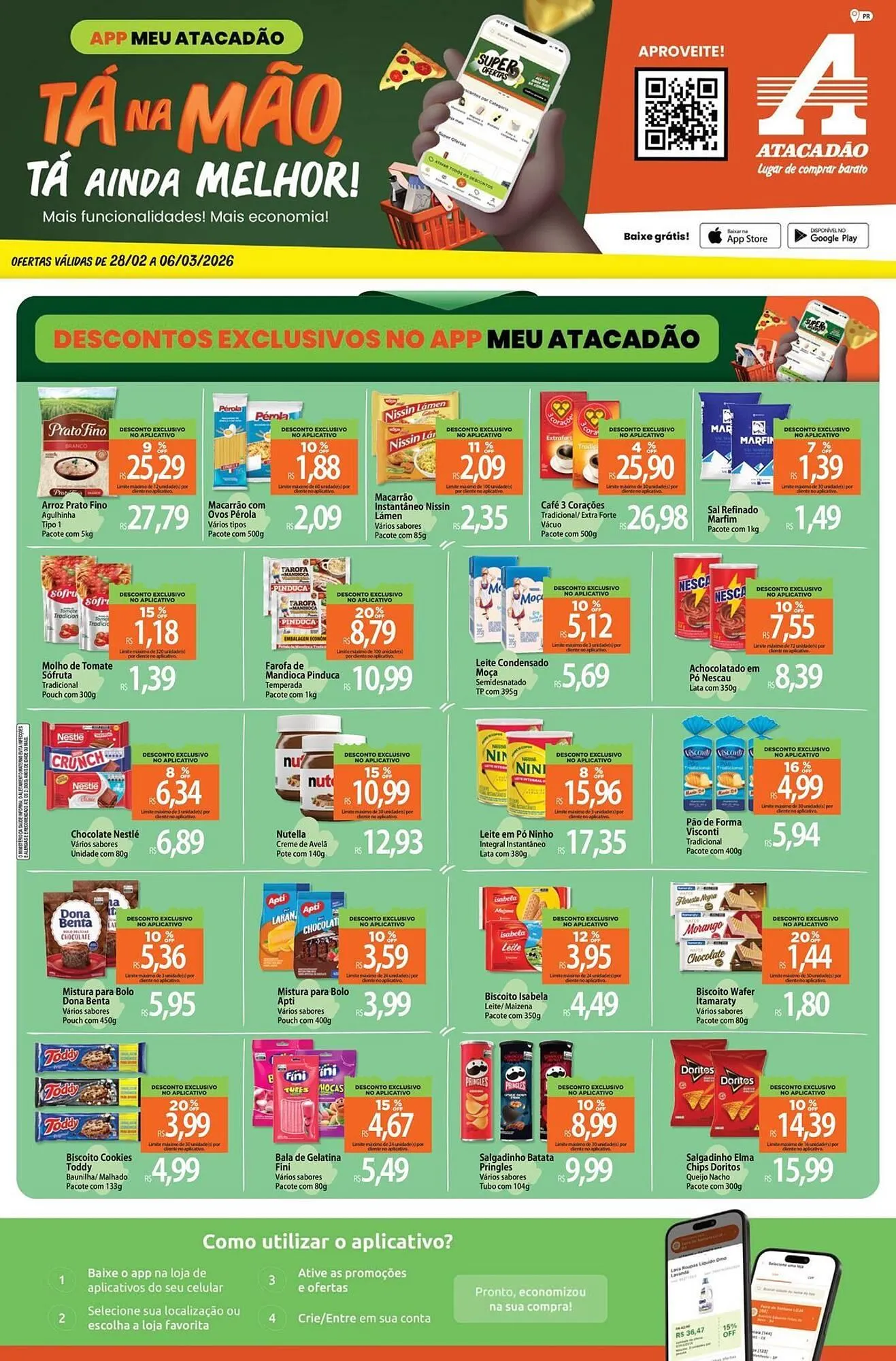 Encarte de Folheto Atacadão 28 de fevereiro até 6 de março 2026 - Pagina 1