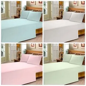 Lençol Casal Avulso Com Elastico Microfibra Liso Sortido 1181419999 -Camesa