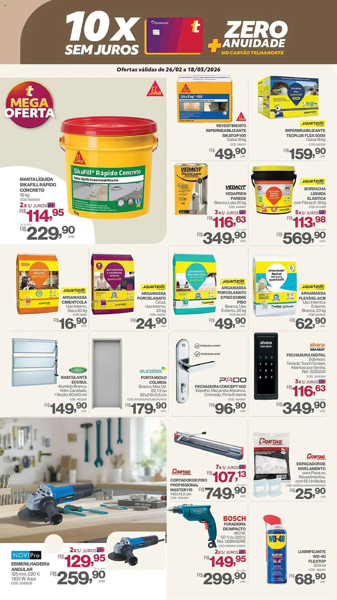 Encarte de Catálogo Telhanorte 26 de fevereiro até 18 de março 2026 - Pagina 5