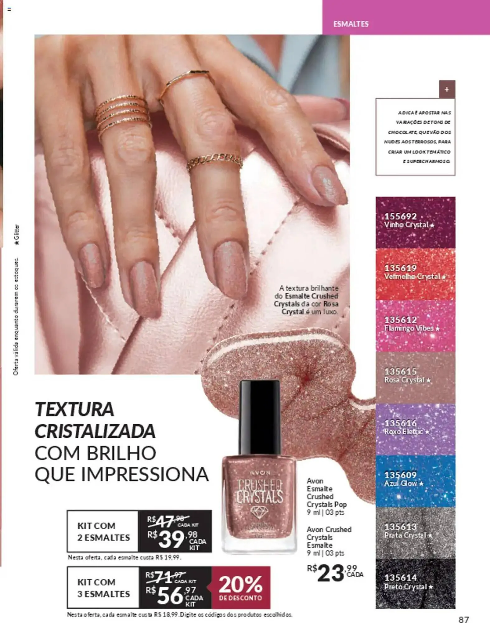 Encarte de Catálogo Avon 10 de março até 30 de junho 2025 - Pagina 87