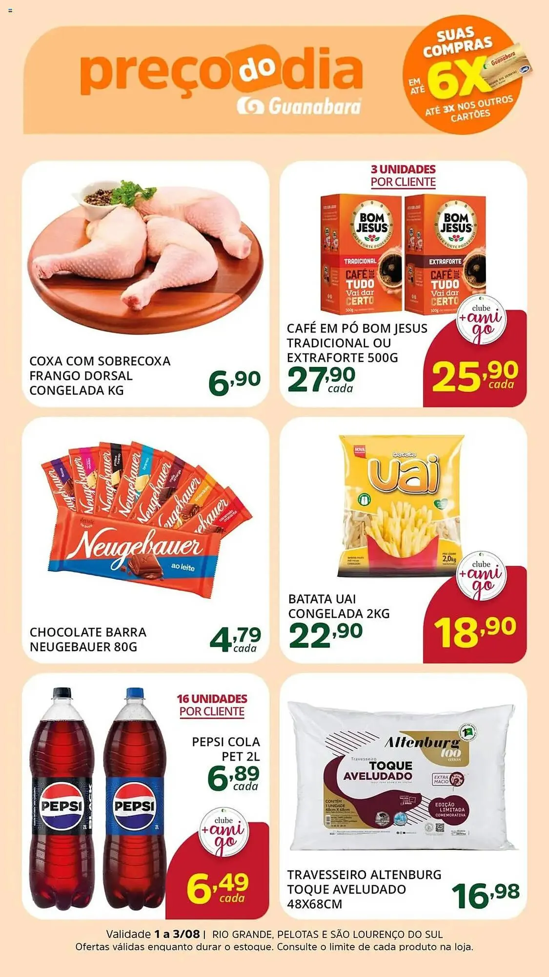 Encarte de Catálogo Supermercados Guanabara 1 de agosto até 3 de agosto 2025 - Pagina 3