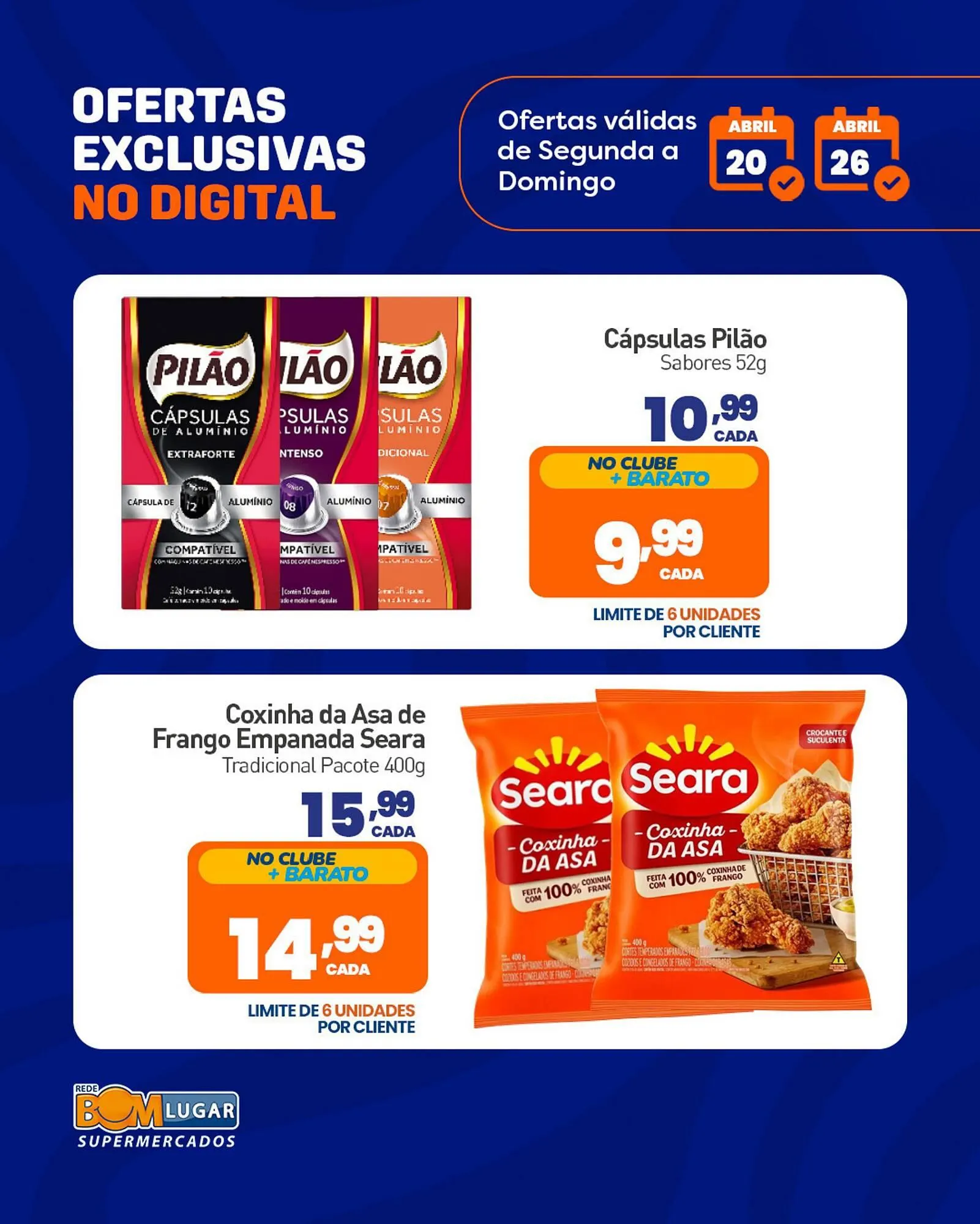 Encarte de Folheto Rede Bom Lugar 20 de abril até 26 de abril 2026 - Pagina 3