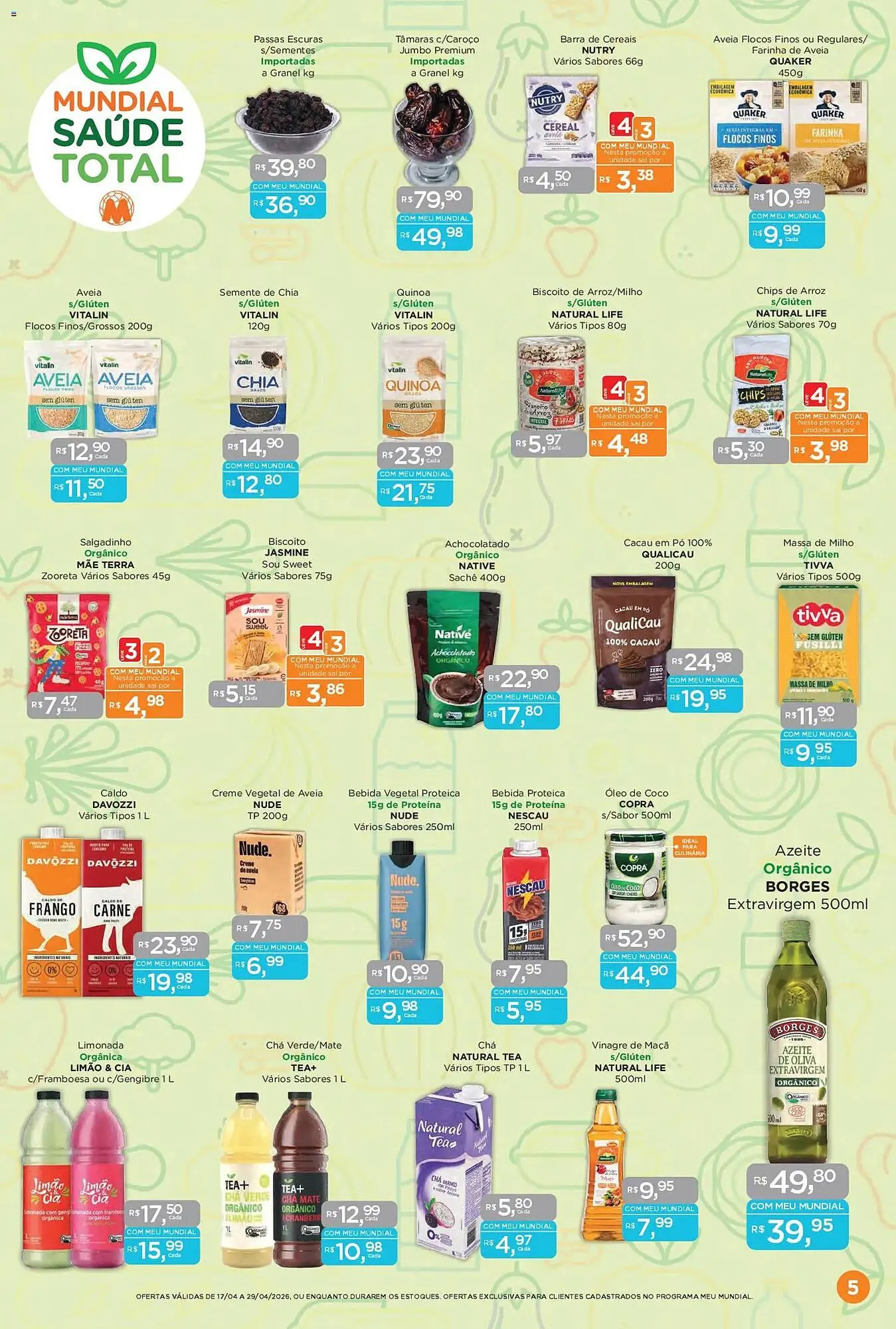 Encarte de Encarte Supermercados Mundial 17 de abril até 29 de abril 2026 - Pagina 5