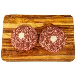 Hambúrguer Bovino Recheado com Queijo 370g