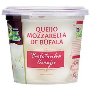 Queijo Muçarela De Búfala Cerejinha Bom Destino 160 G