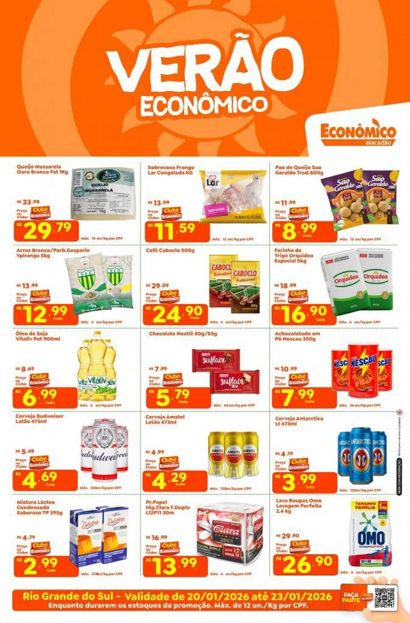 Encarte de Catálogo Econômico Atacadão 20 de janeiro até 23 de janeiro 2026 - Pagina 1