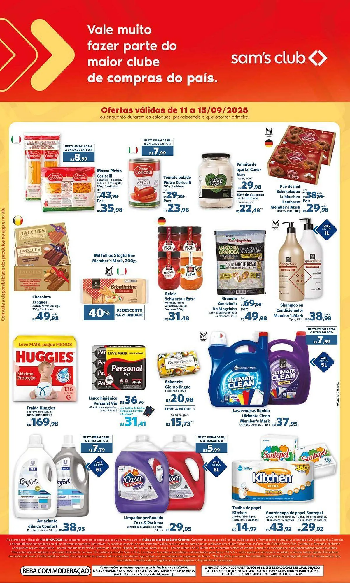 Encarte de Folheto Sam's Club 11 de setembro até 15 de setembro 2025 - Pagina 3