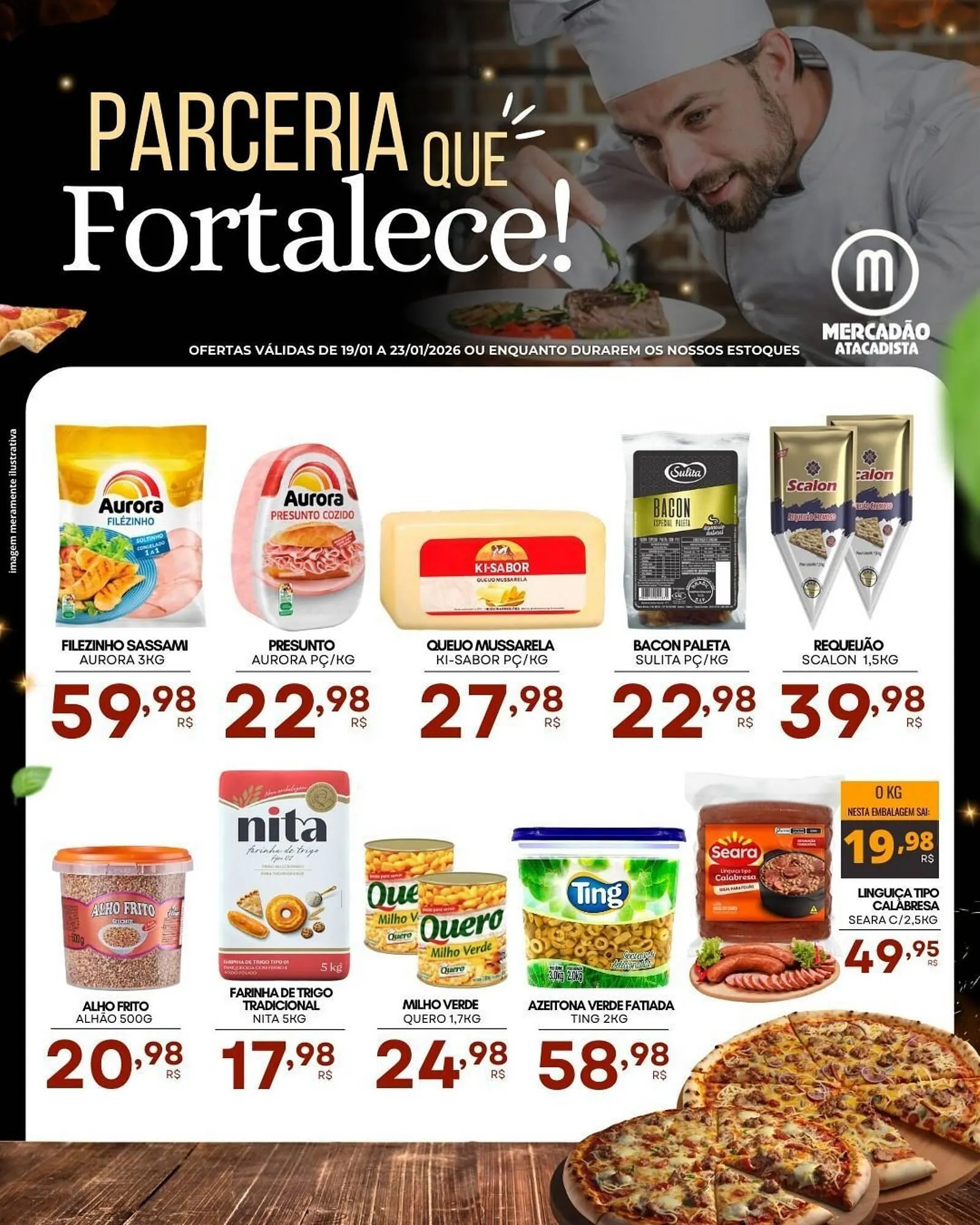 Encarte de Folheto Mercadão Atacadista 19 de janeiro até 23 de janeiro 2026 - Pagina 1