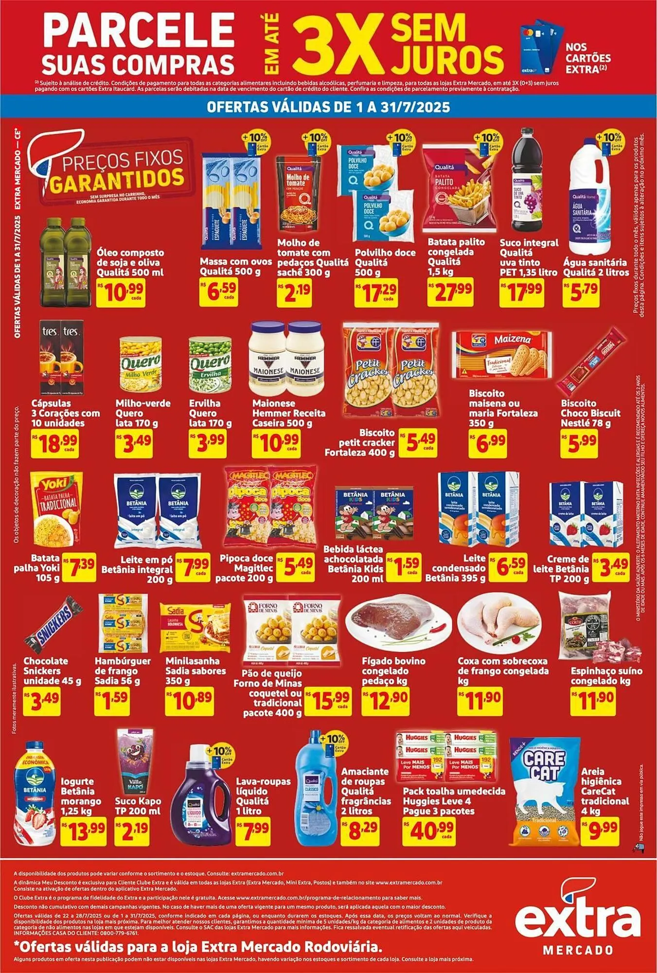 Encarte de Catálogo Extra 22 de julho até 28 de julho 2025 - Pagina 3