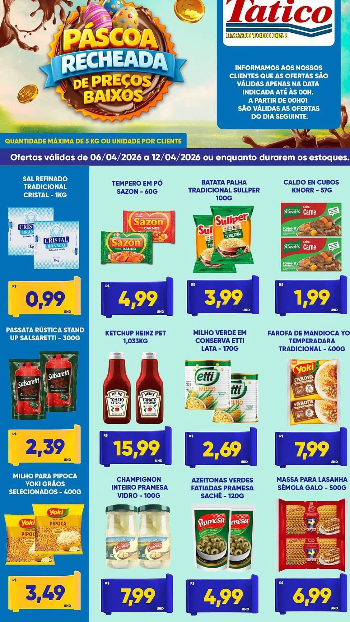 Encarte de Tabloide Tatico 6 de abril até 12 de abril 2026 - Pagina 3
