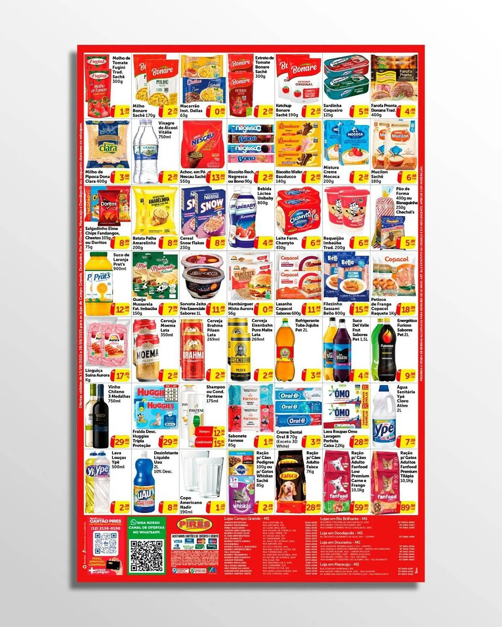 Encarte de Catálogo Pires 15 de agosto até 28 de agosto 2025 - Pagina 1