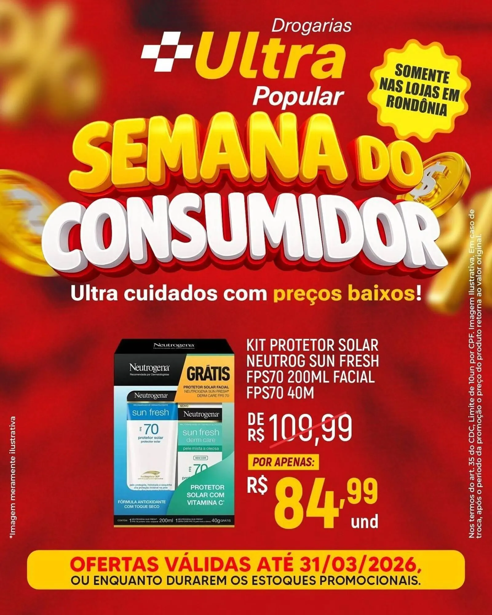 Encarte de Catálogo Drogarias Ultra Popular 11 de março até 31 de março 2026 - Pagina 7