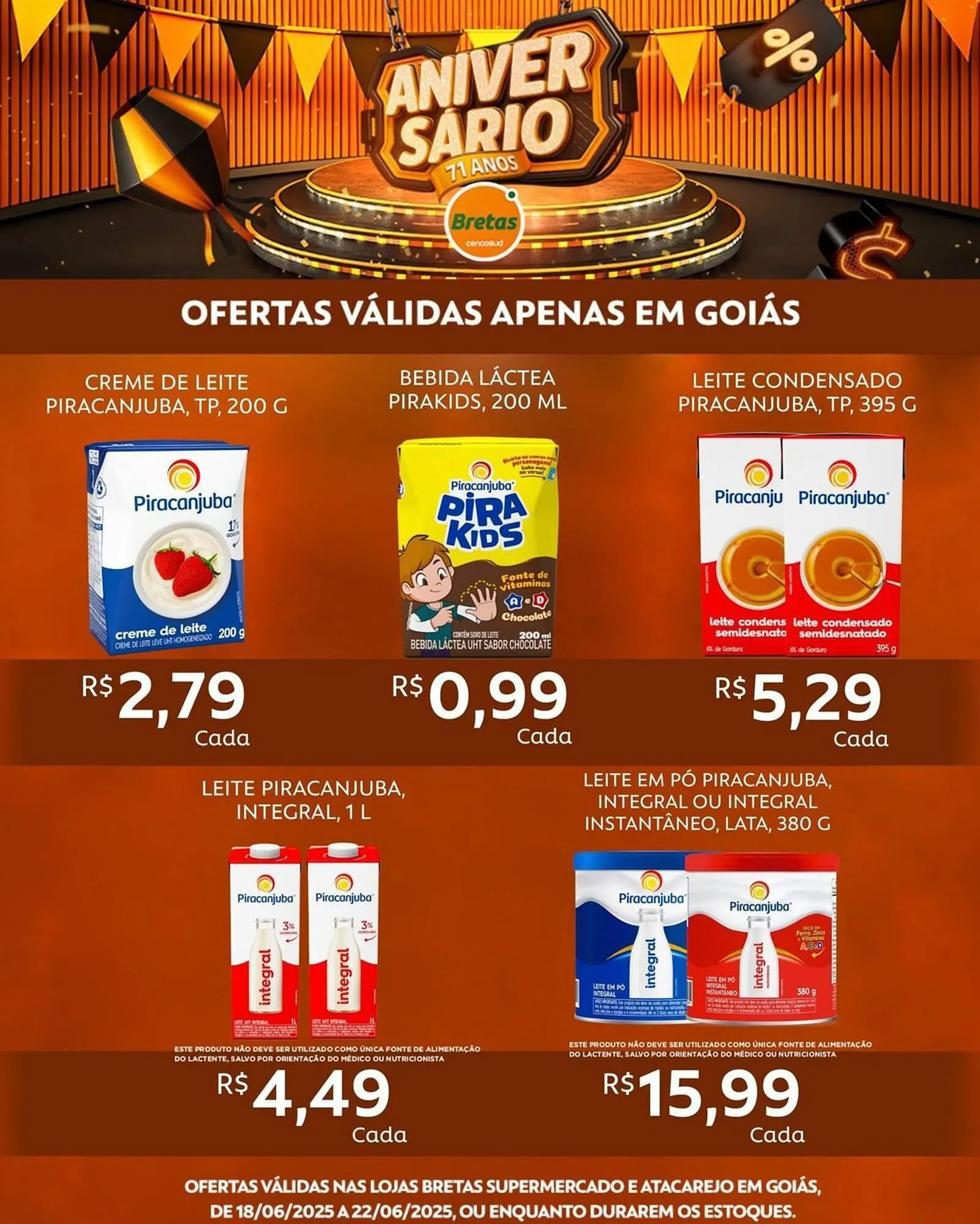 Encarte de Catálogo Supermercados Bretas 18 de junho até 22 de junho 2025 - Pagina 5