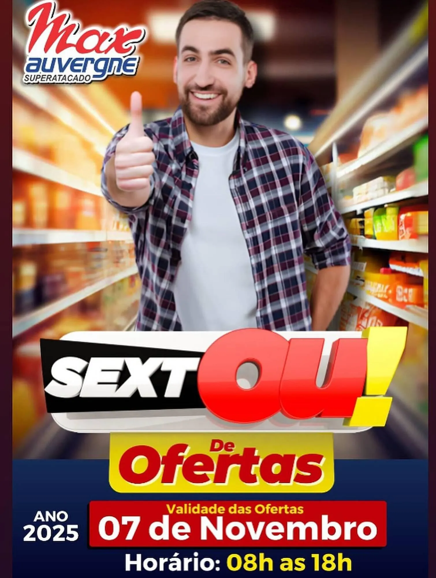 Encarte de Catálogo Max Auvergne Superatacado 7 de novembro até 7 de novembro 2025 - Pagina 1