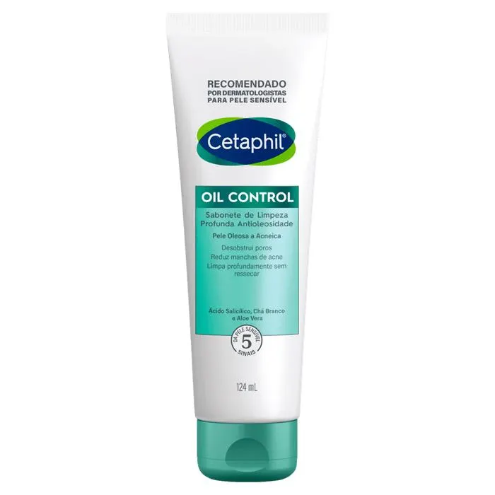 Sabonete Liquido Limpeza Profunda Antioleosidade Cetaphil Oil Control 124ml