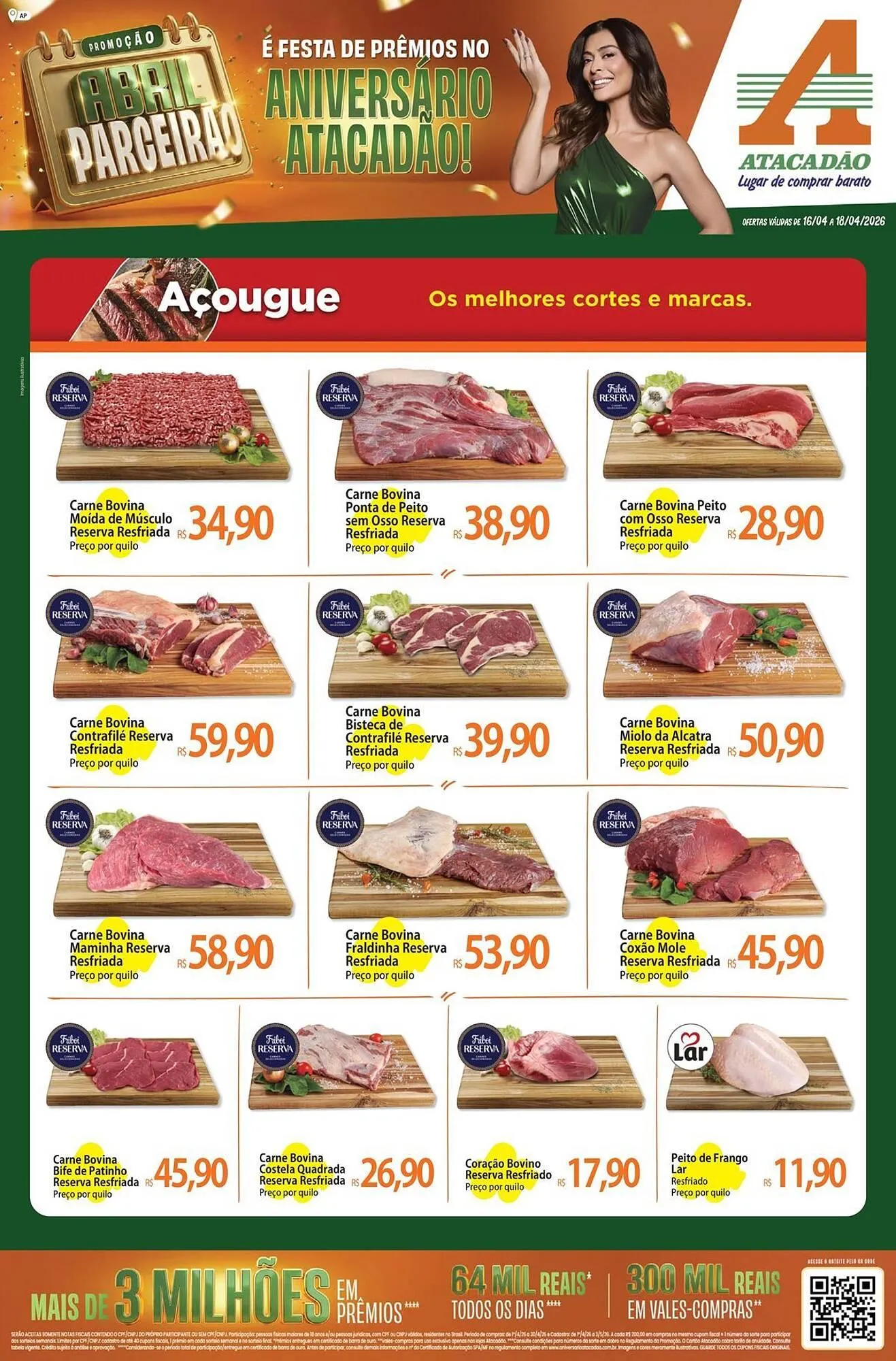 Encarte de Folheto Atacadão 17 de abril até 18 de abril 2026 - Pagina 1