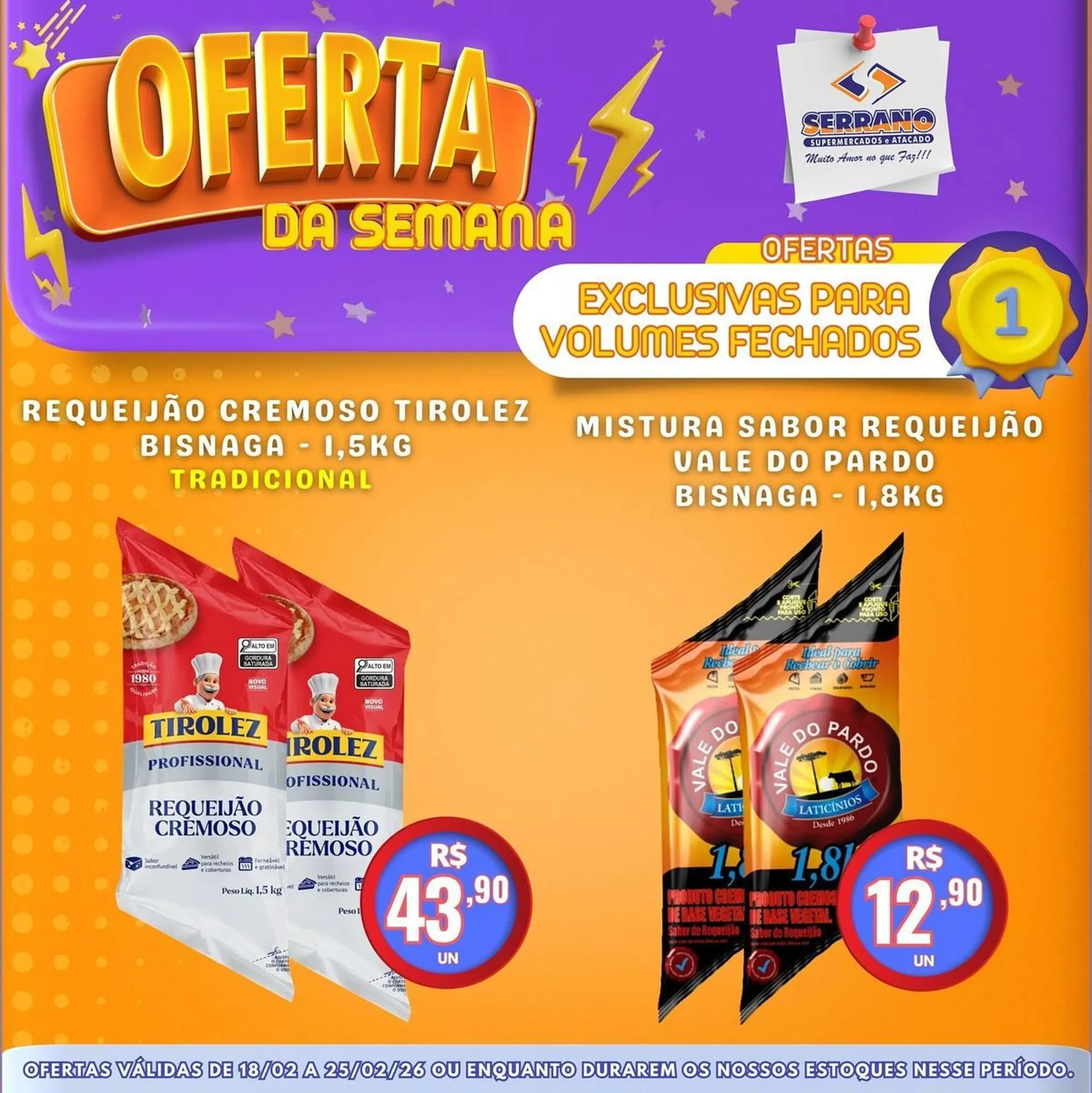 Encarte de Catálogo Serrano Supermercado 18 de fevereiro até 25 de fevereiro 2026 - Pagina 2