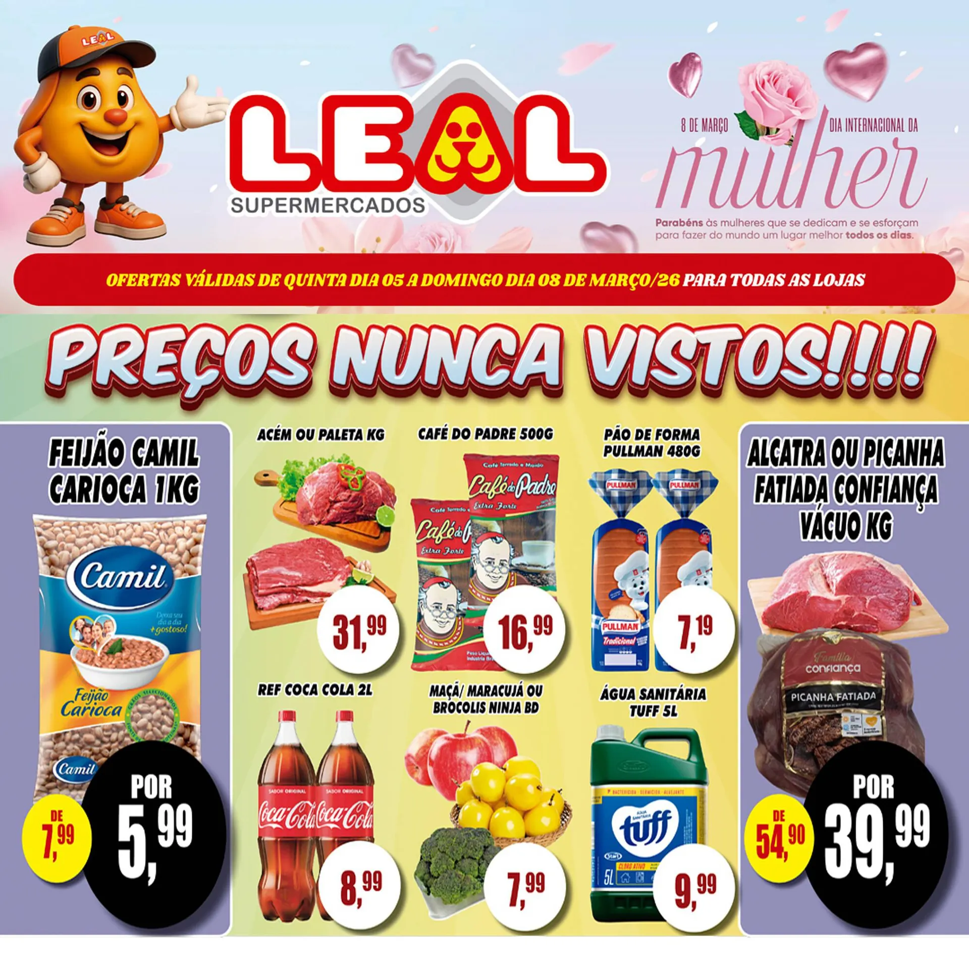 Encarte de Folheto Supermercado leal 5 de março até 8 de março 2026 - Pagina 3