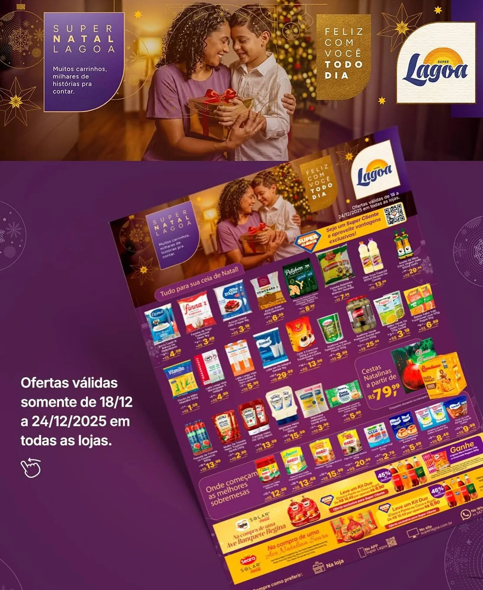 Encarte de Encarte Super Lagoa 18 de dezembro até 24 de dezembro 2025 - Pagina 1