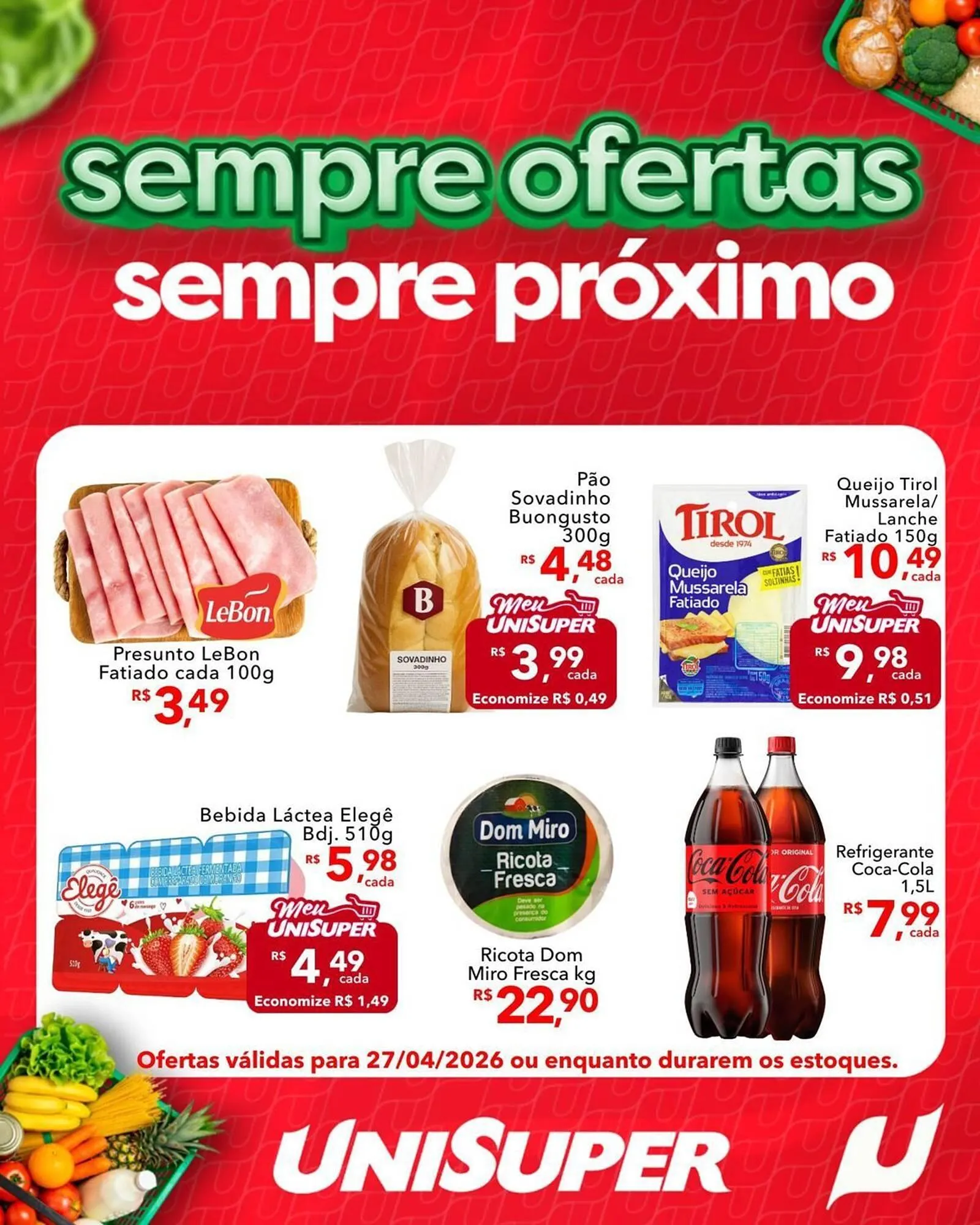 Encarte de Encarte UniSuper 27 de abril até 27 de abril 2026 - Pagina 1