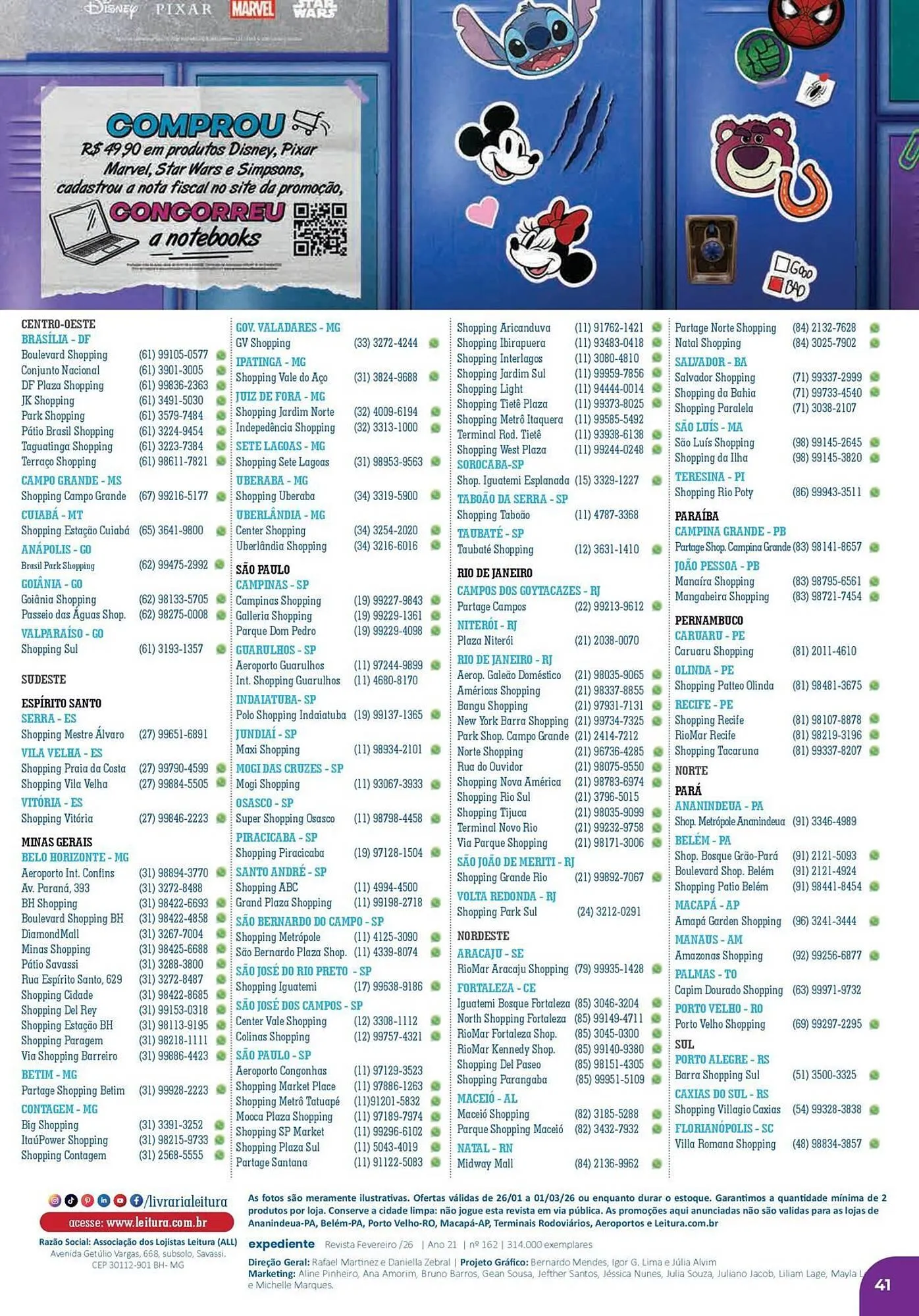 Encarte de Catálogo Livraria Leitura 31 de janeiro até 28 de fevereiro 2026 - Pagina 41