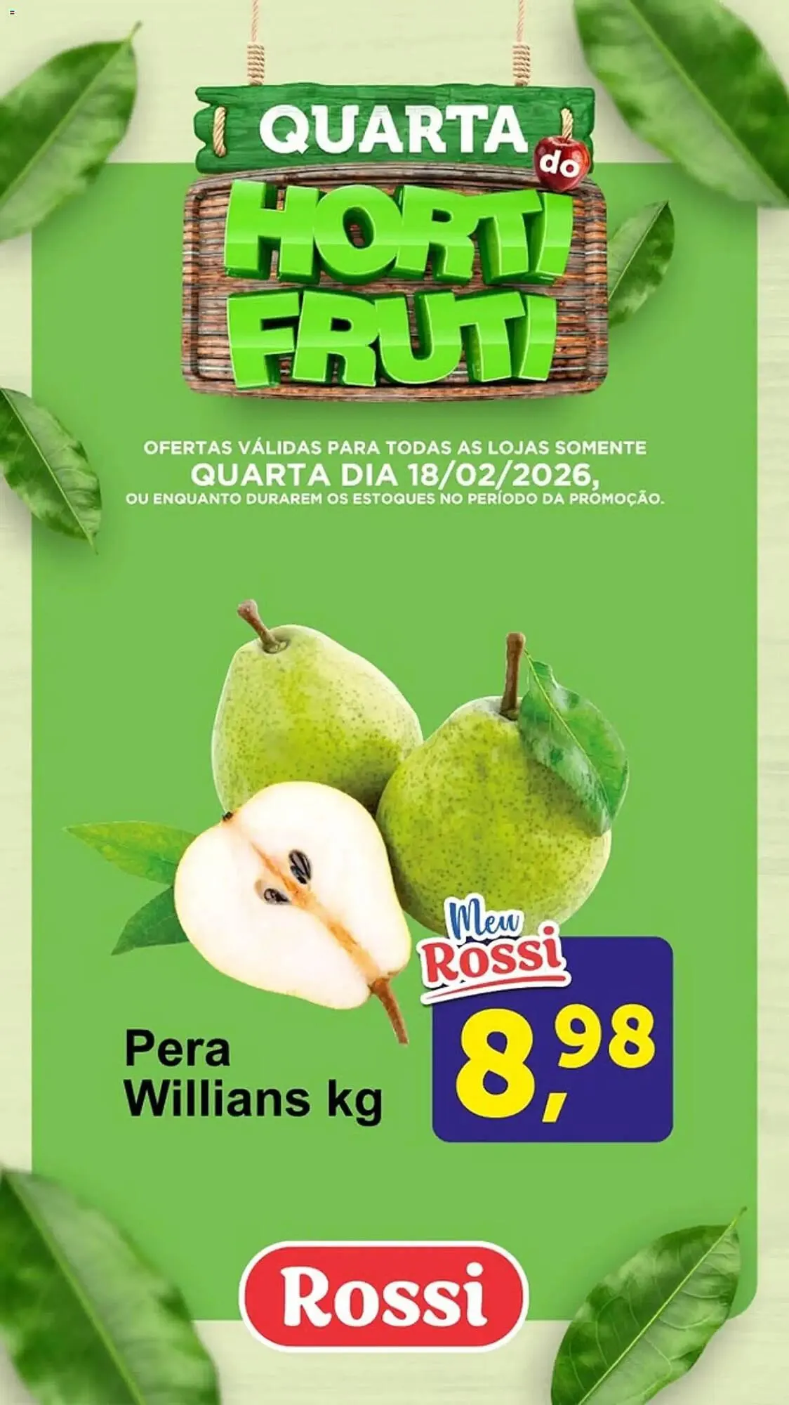 Encarte de Folheto Rossi Supermercado 18 de fevereiro até 18 de fevereiro 2026 - Pagina 3