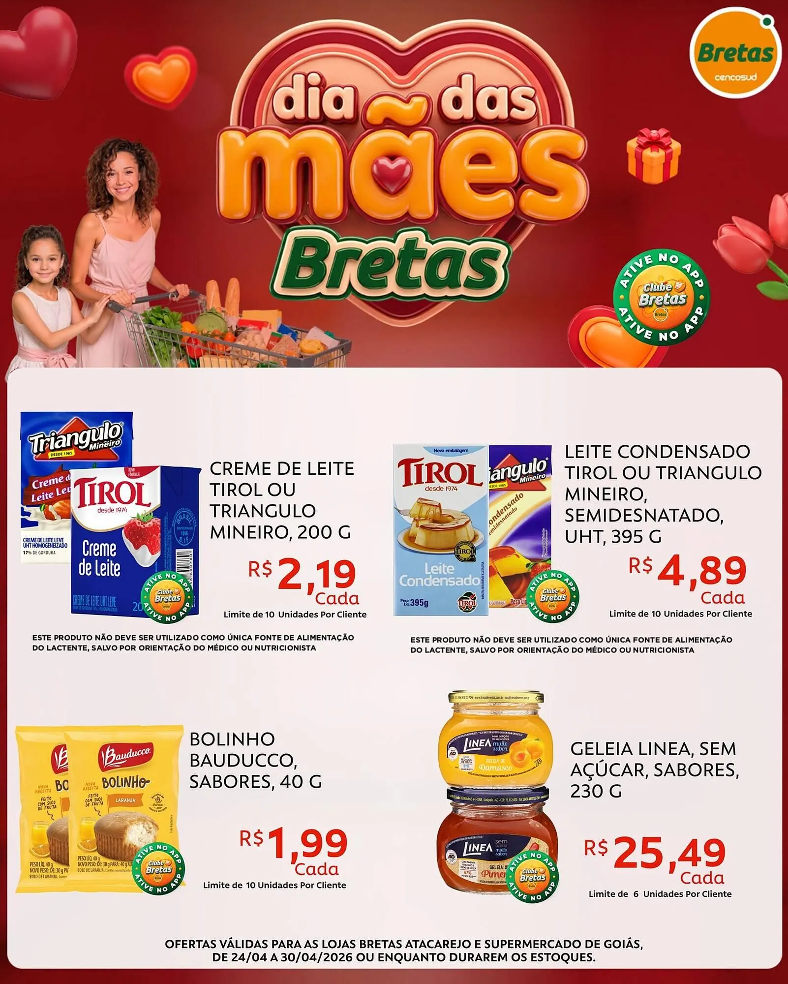 Encarte de Catálogo Supermercados Bretas 24 de abril até 30 de abril 2026 - Pagina 3