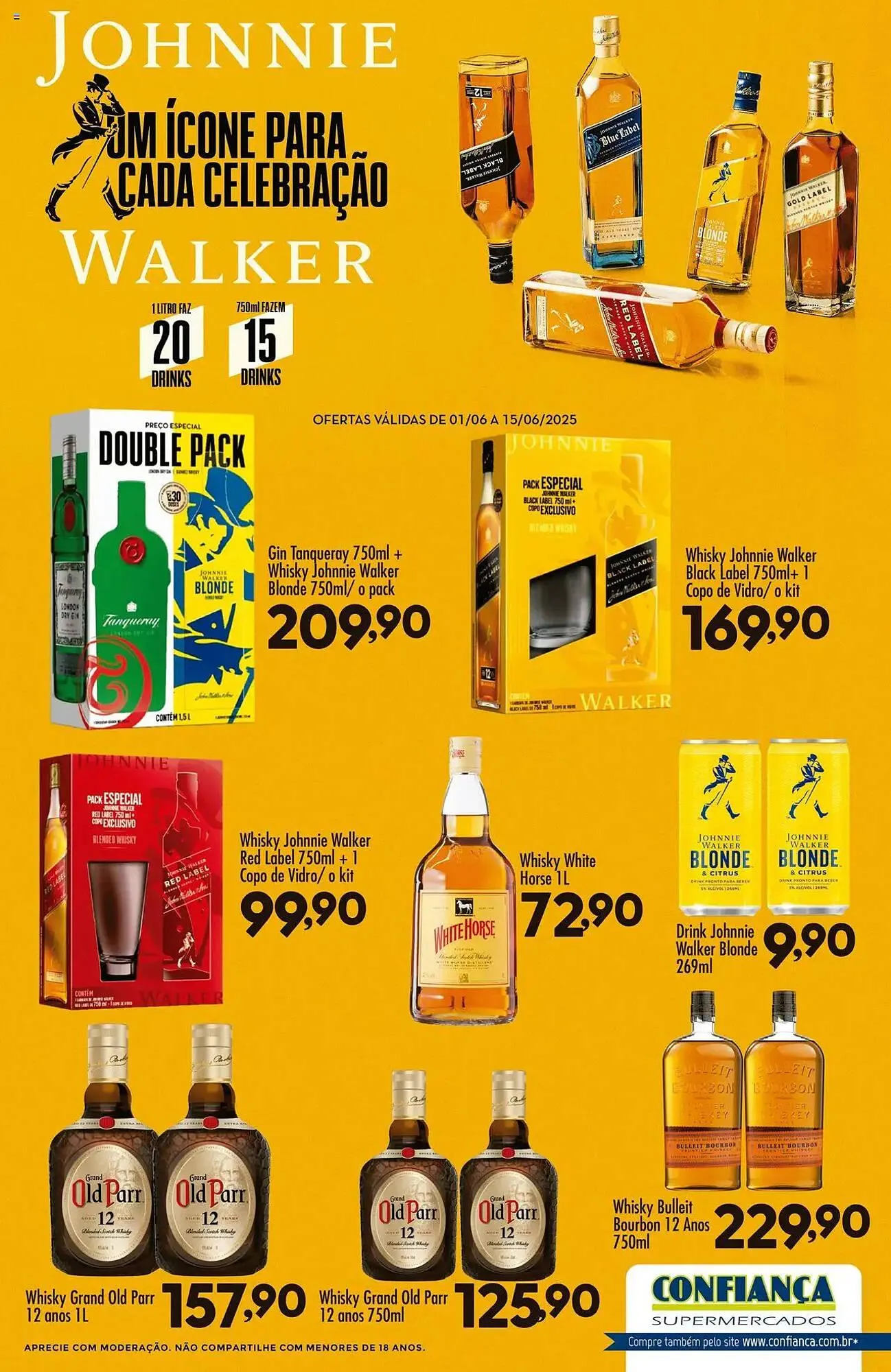 Encarte de Catálogo Confiança Supermercados 1 de junho até 15 de junho 2025 - Pagina 1