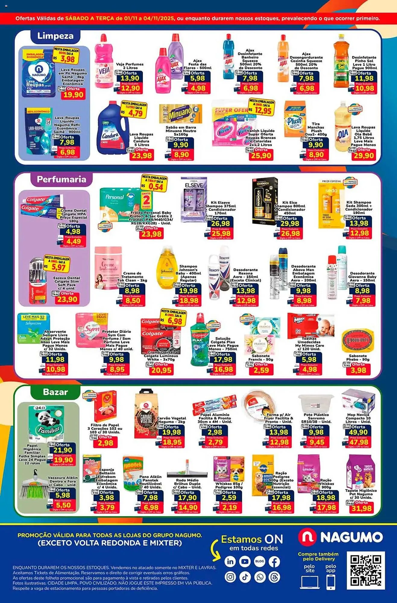 Encarte de Folheto Nagumo 1 de novembro até 4 de novembro 2025 - Pagina 4
