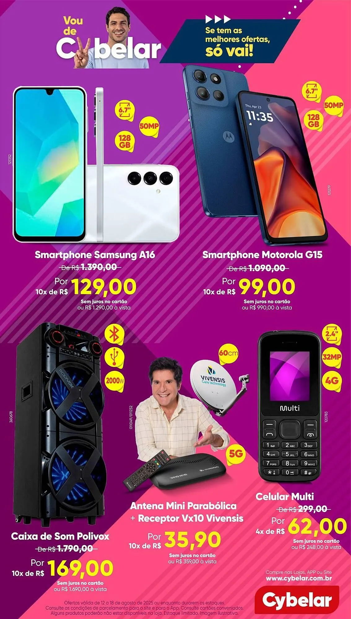Encarte de Catálogo Cybelar 15 de agosto até 18 de agosto 2025 - Pagina 2