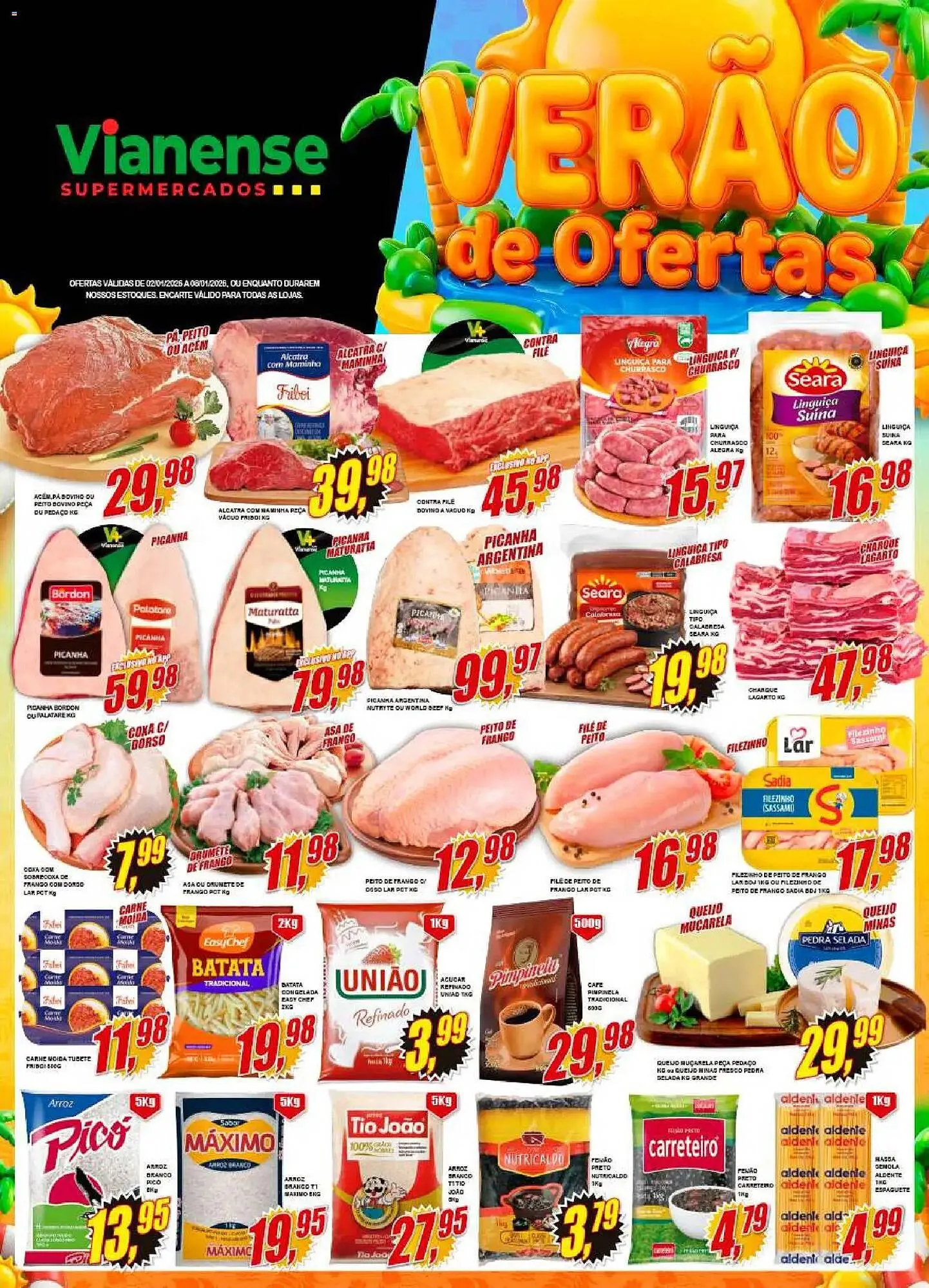 Encarte de Encarte Vianense Supermercados 2 de janeiro até 8 de janeiro 2026 - Pagina 1