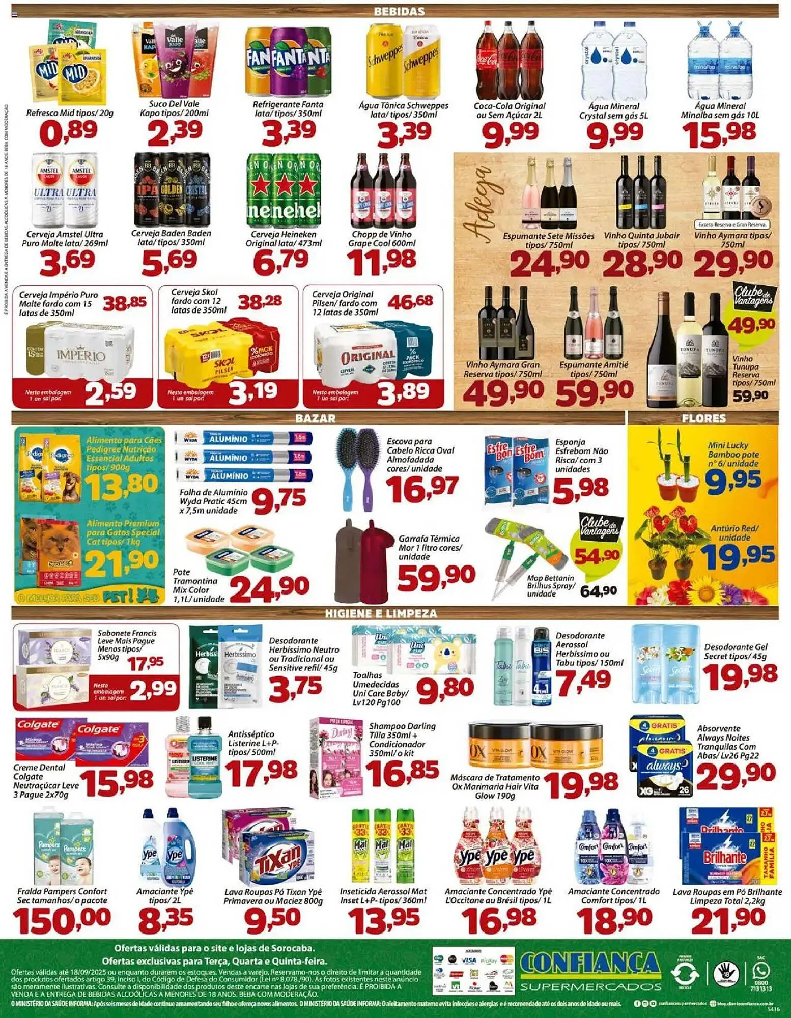 Encarte de Catálogo Confiança Supermercados 16 de setembro até 18 de setembro 2025 - Pagina 4