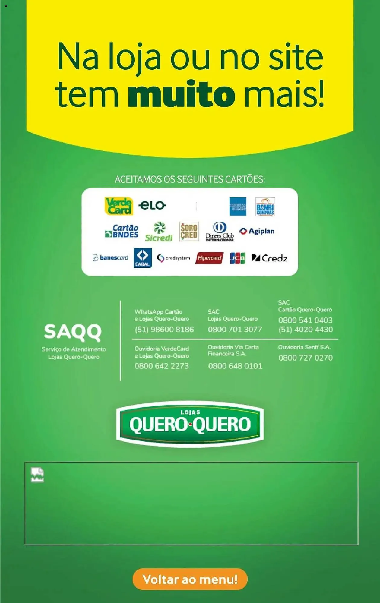 Encarte de Folheto Quero Quero 19 de janeiro até 1 de fevereiro 2026 - Pagina 36