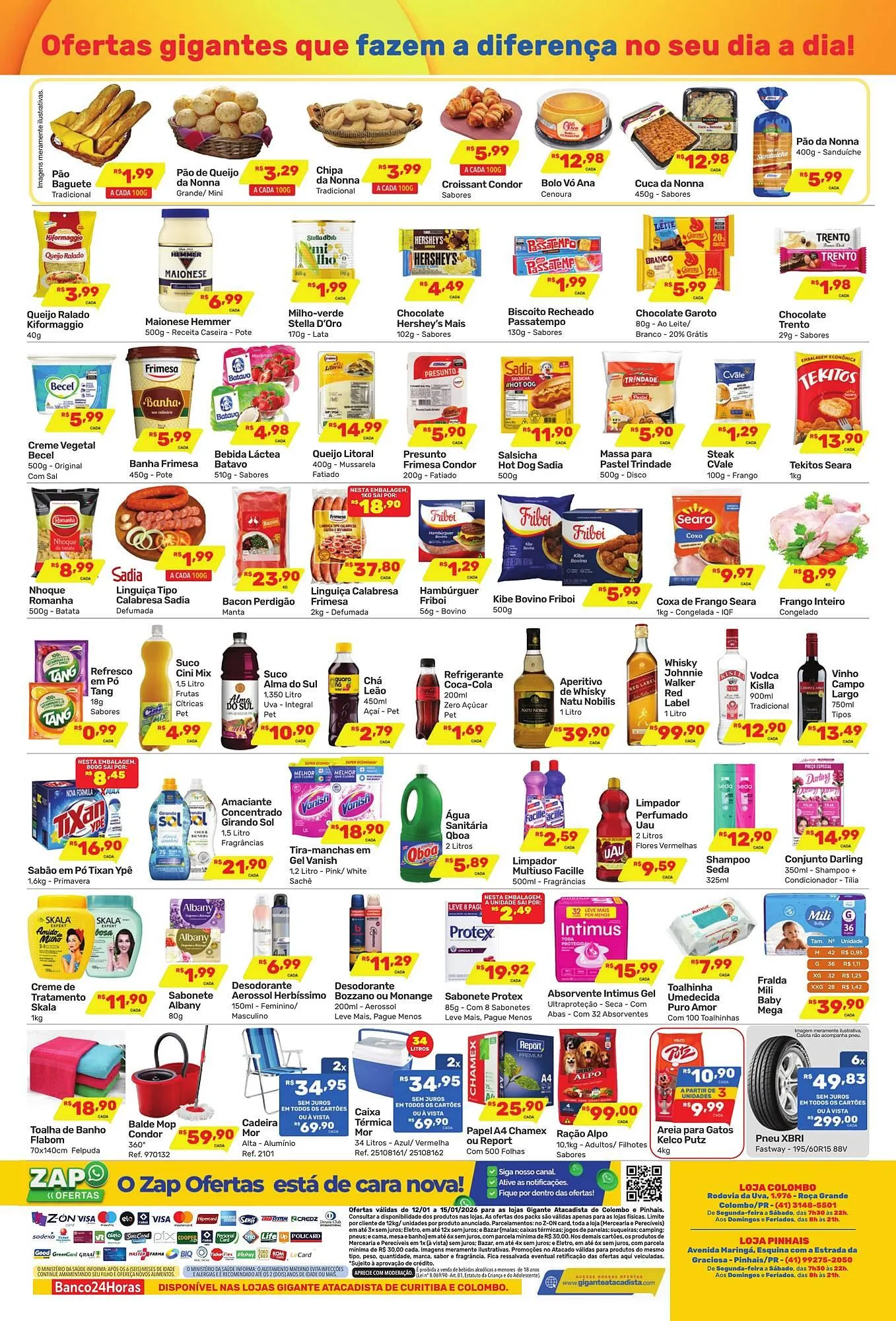 Encarte de Encarte Gigante Atacadista 12 de janeiro até 15 de janeiro 2026 - Pagina 2