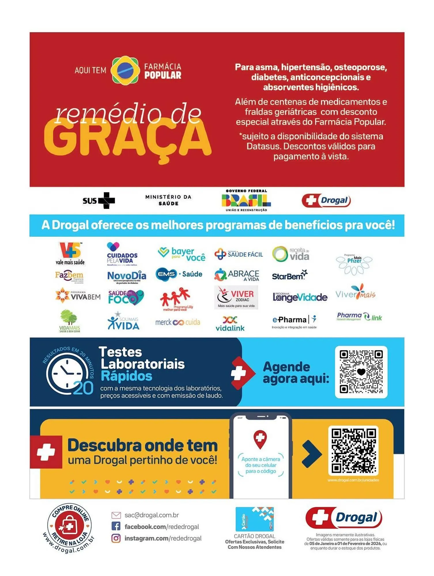 Encarte de Folheto Drogal 5 de janeiro até 31 de janeiro 2026 - Pagina 32