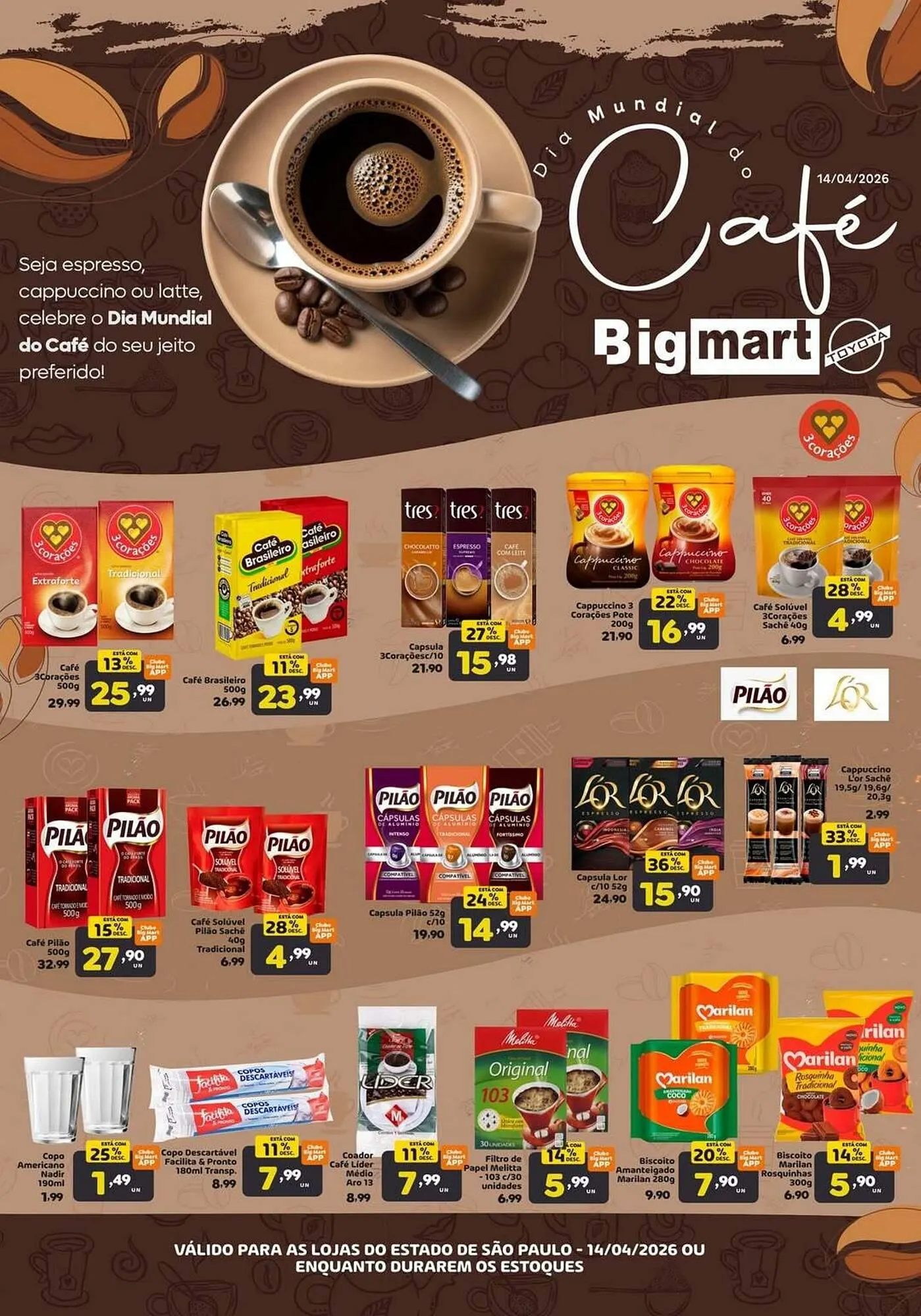 Encarte de Catálogo Bigmart 14 de abril até 14 de abril 2026 - Pagina 1