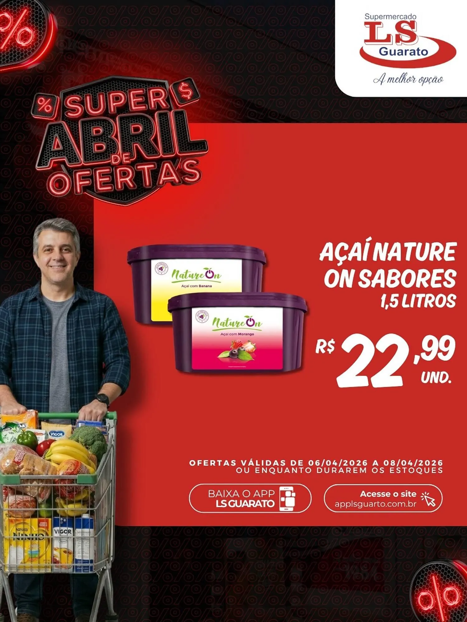 Encarte de Catálogo Supermercado LS Guarato 6 de abril até 8 de abril 2026 - Pagina 2